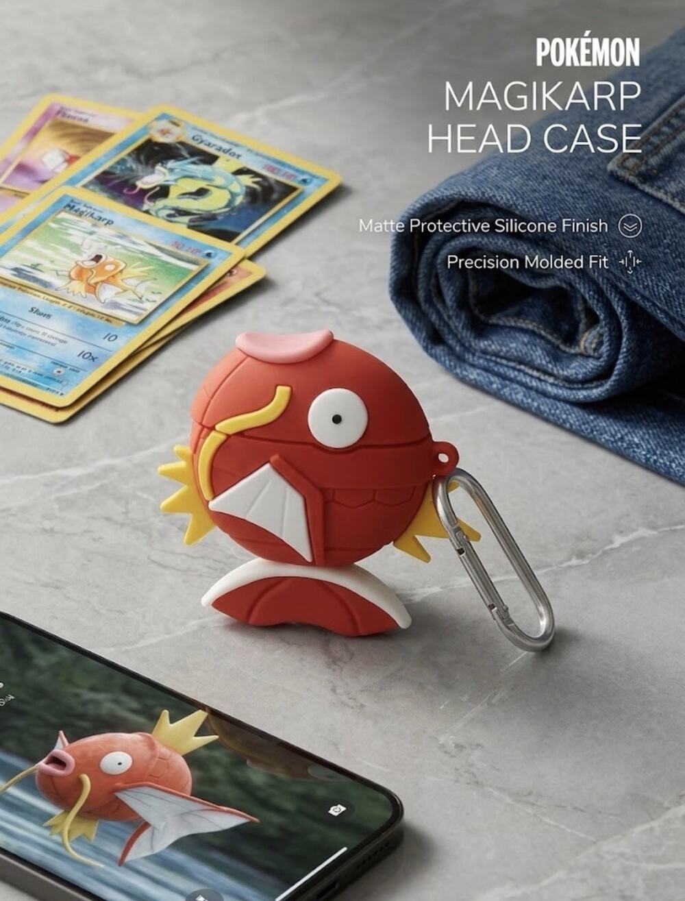 Magikarp Pokemon 3D Silicone Case Cover for Apple AirPods Pro 3